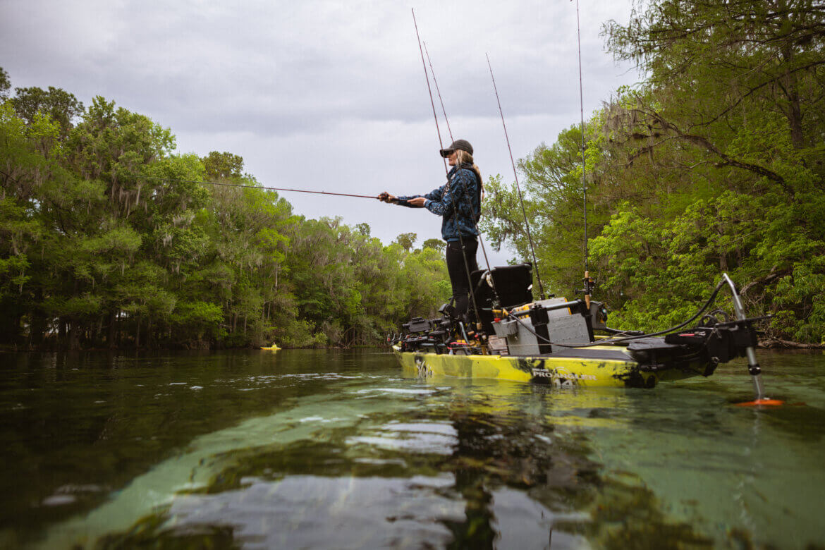 On Board The Fishing Kayak With Kristine Fischer (and Torqeedo ...